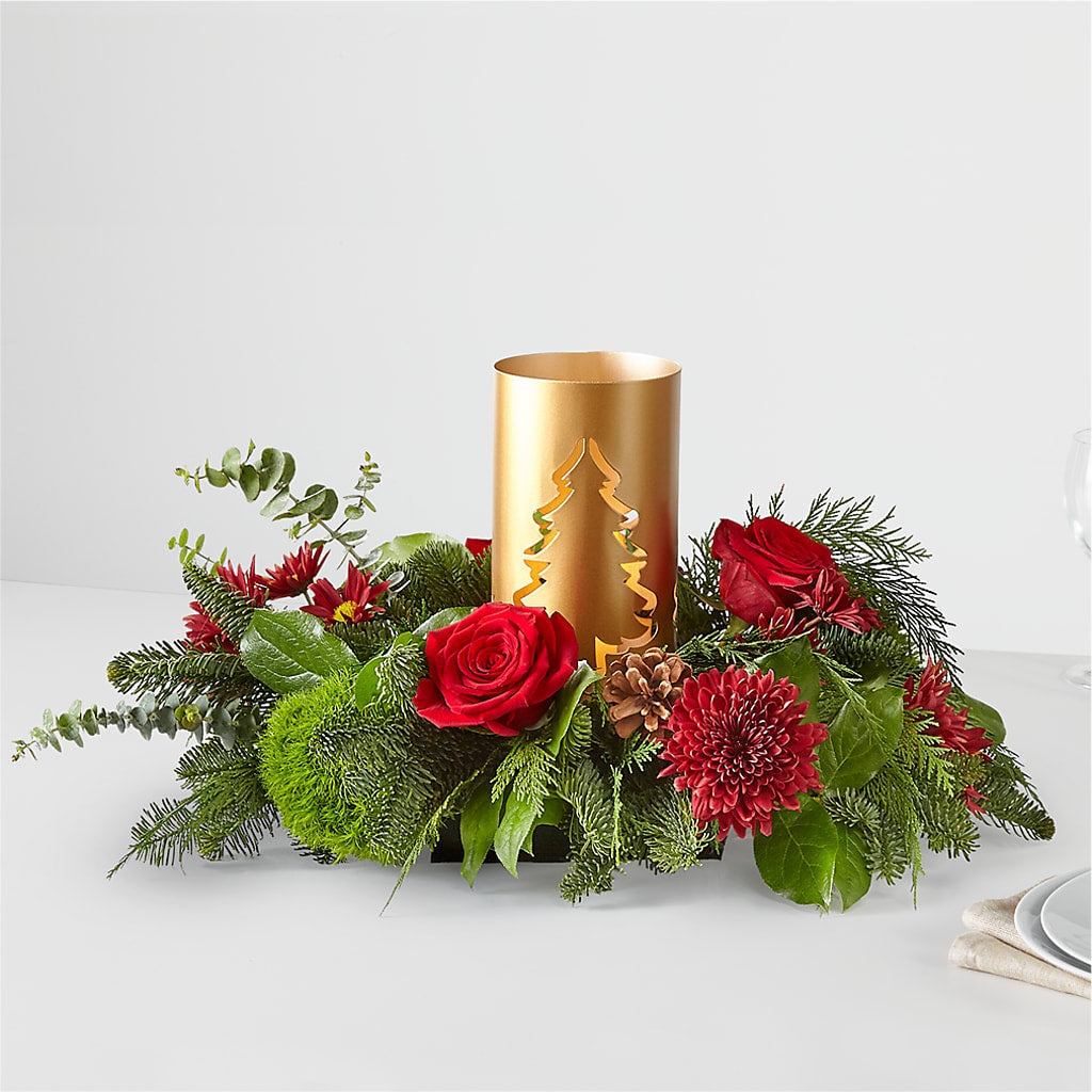 Toast the Season Centerpiece – Marcela Floral Design, Sunrise FL