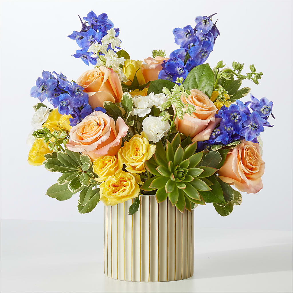 Cobalt Reverie Bouquet – Marcela Floral Design, Sunrise FL