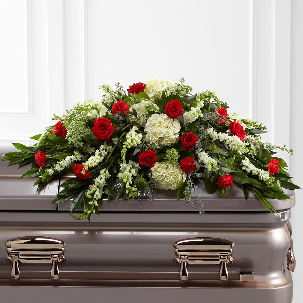 Sincerity Casket Spray – Marcela Floral Design, Sunrise FL