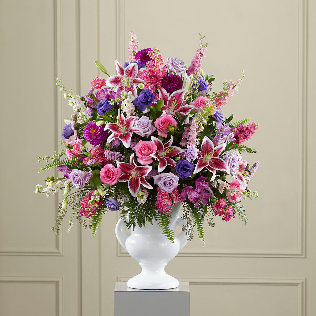 Peaceful Tribute Arrangement – Marcela Floral Design, Sunrise FL