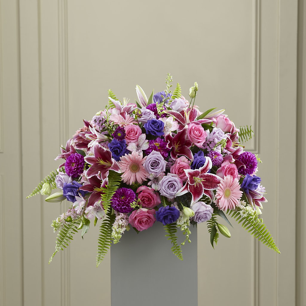 Fare Thee Well Pedestal – Marcela Floral Design, Sunrise FL