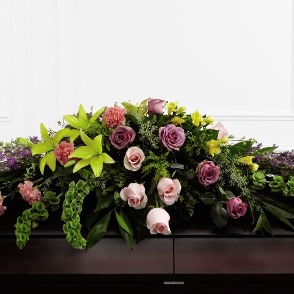 Forever Beloved Casket Spray – Marcela Floral Design, Sunrise FL