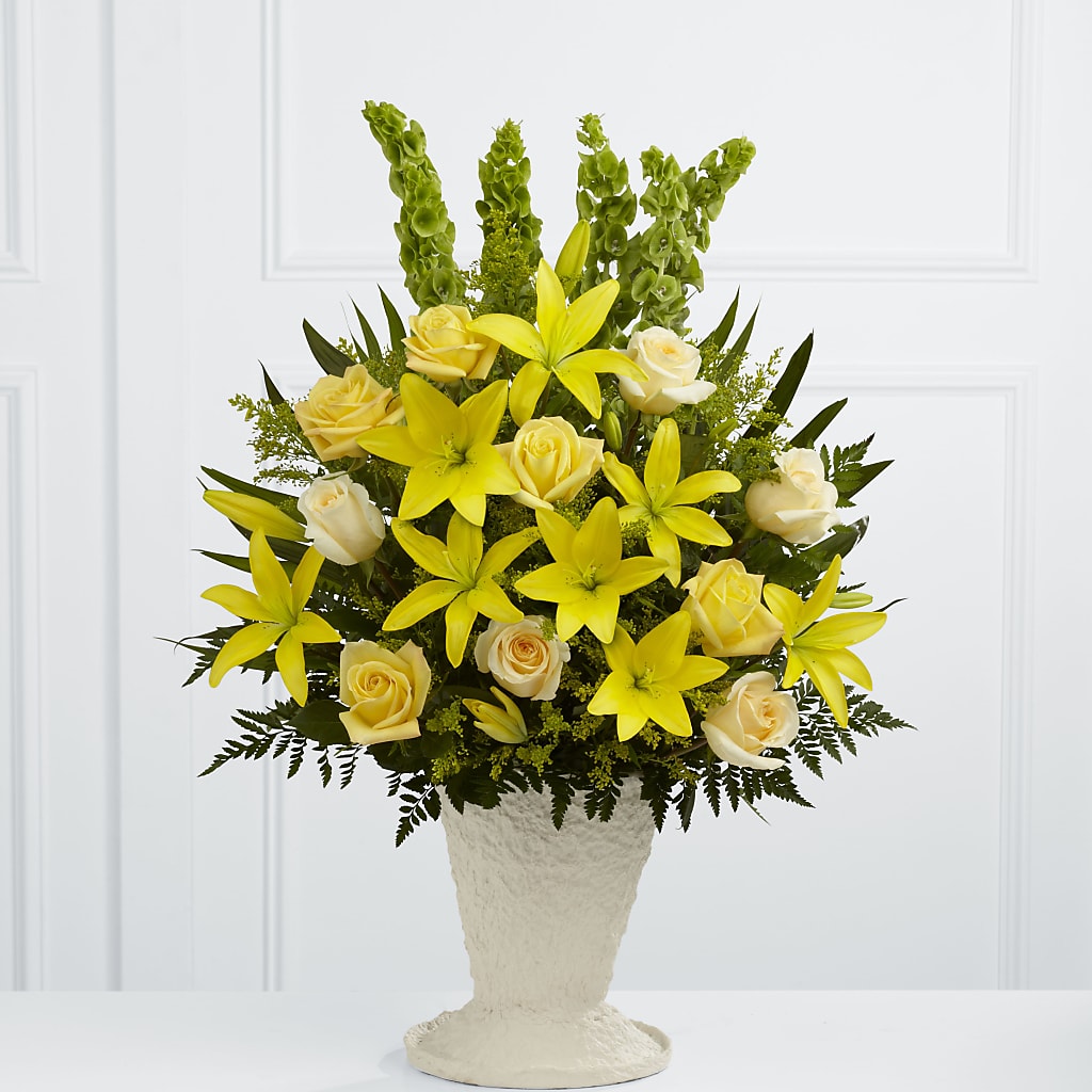 Golden Memories Arrangement – Marcela Floral Design, Sunrise FL