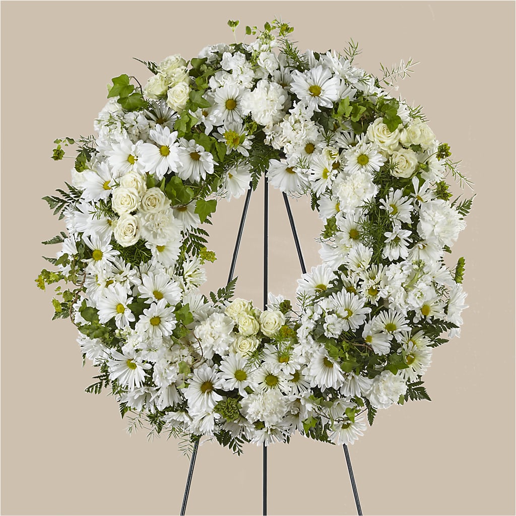 Faithful Wishes Wreath – Marcela Floral Design, Sunrise FL