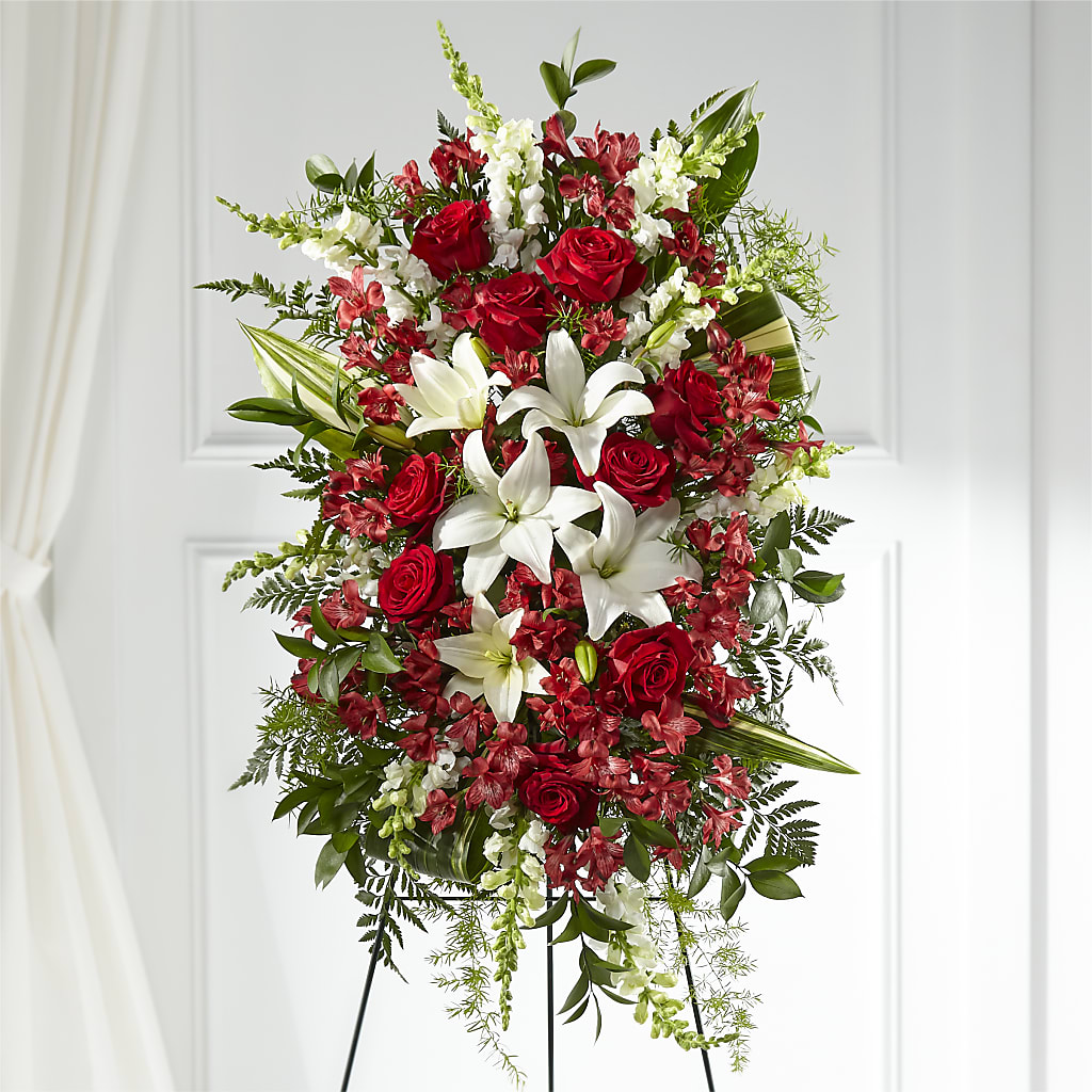 Everlasting Memory Standing Spray – Marcela Floral Design, Sunrise FL