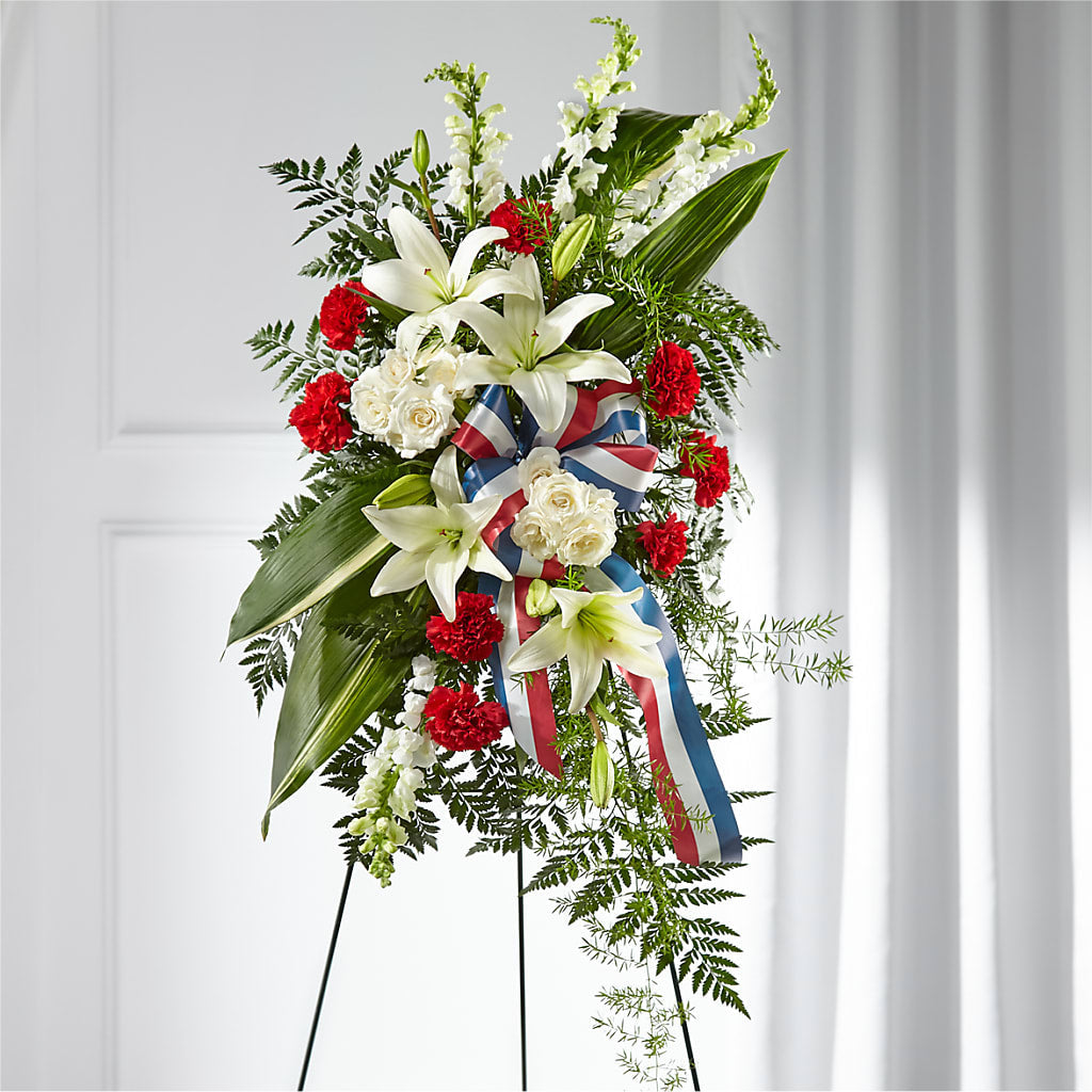 Stars of Life Standing Spray – Marcela Floral Design, Sunrise FL