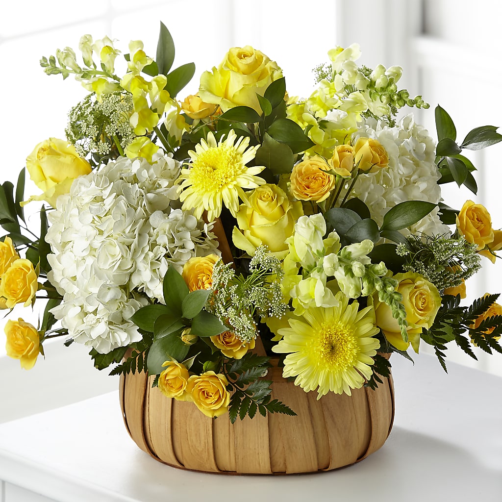 Rustic Remembrance Basket – Marcela Floral Design, Sunrise FL