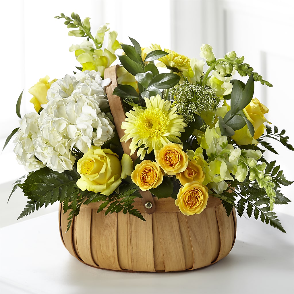 Rustic Remembrance Basket – Marcela Floral Design, Sunrise FL