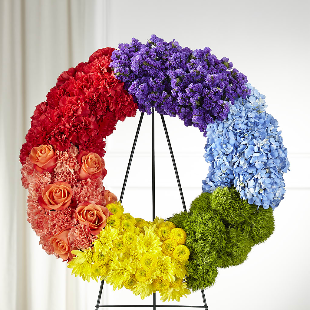 Circle of Love Wreath – Marcela Floral Design, Sunrise FL