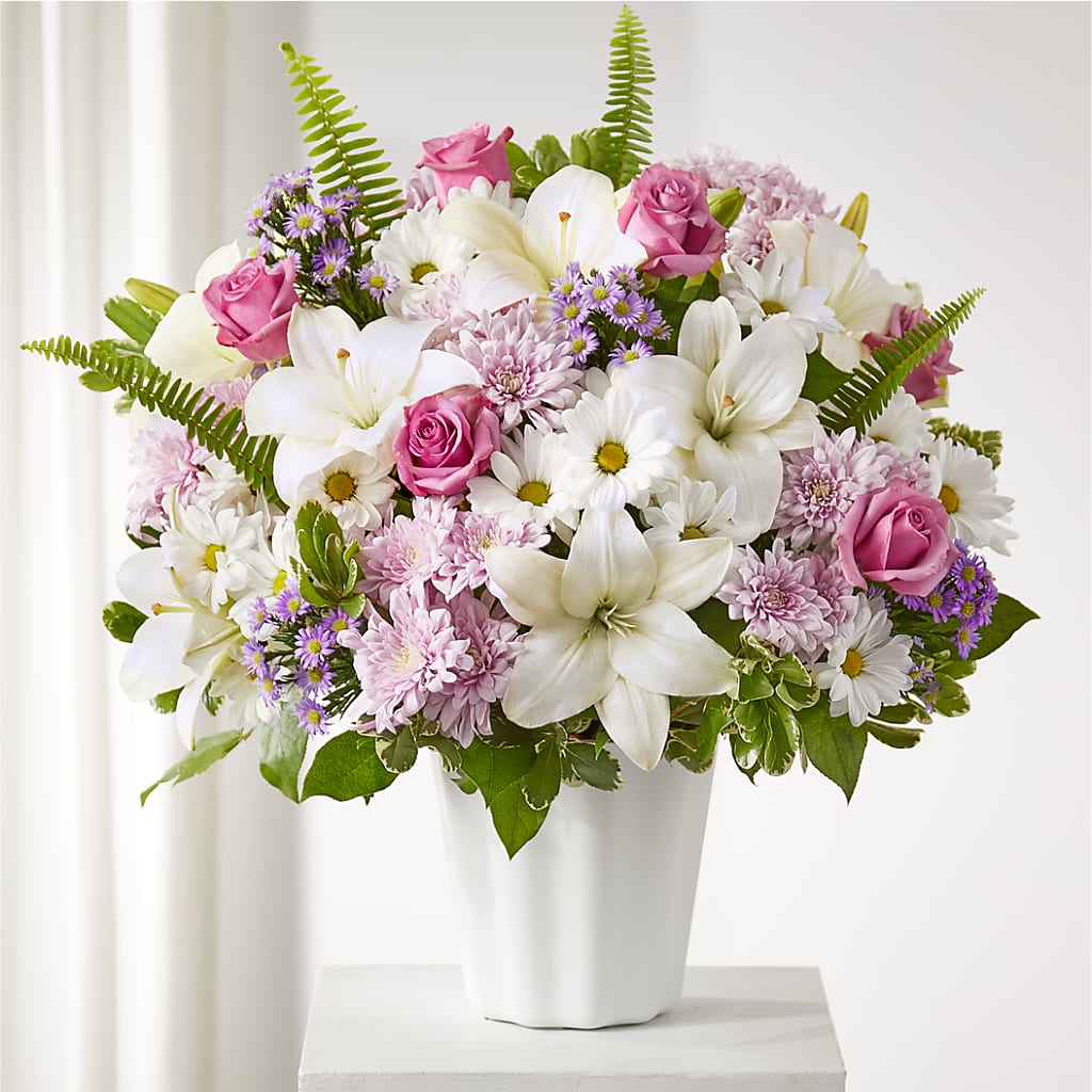 Warmest Thoughts Tabletop Basket – Marcela Floral Design, Sunrise FL