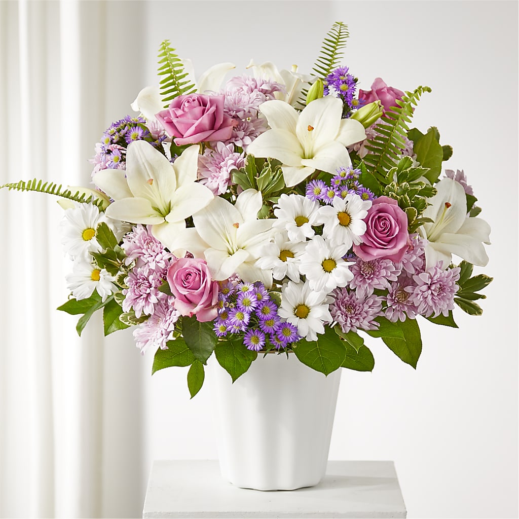 Warmest Thoughts Tabletop Basket – Marcela Floral Design, Sunrise FL