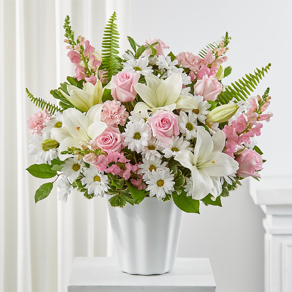 Soft Touch Tabletop Basket – Marcela Floral Design, Sunrise FL