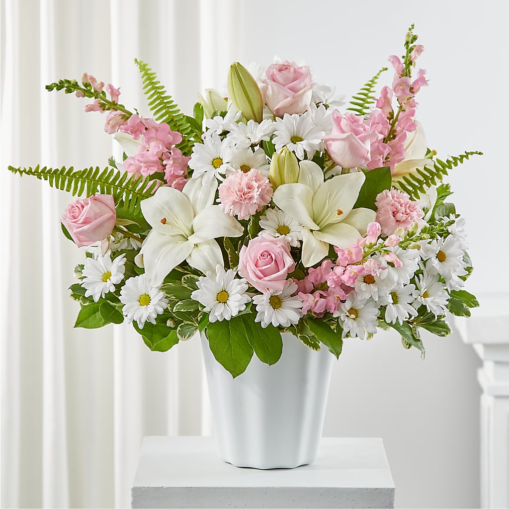 Soft Touch Tabletop Basket – Marcela Floral Design, Sunrise FL