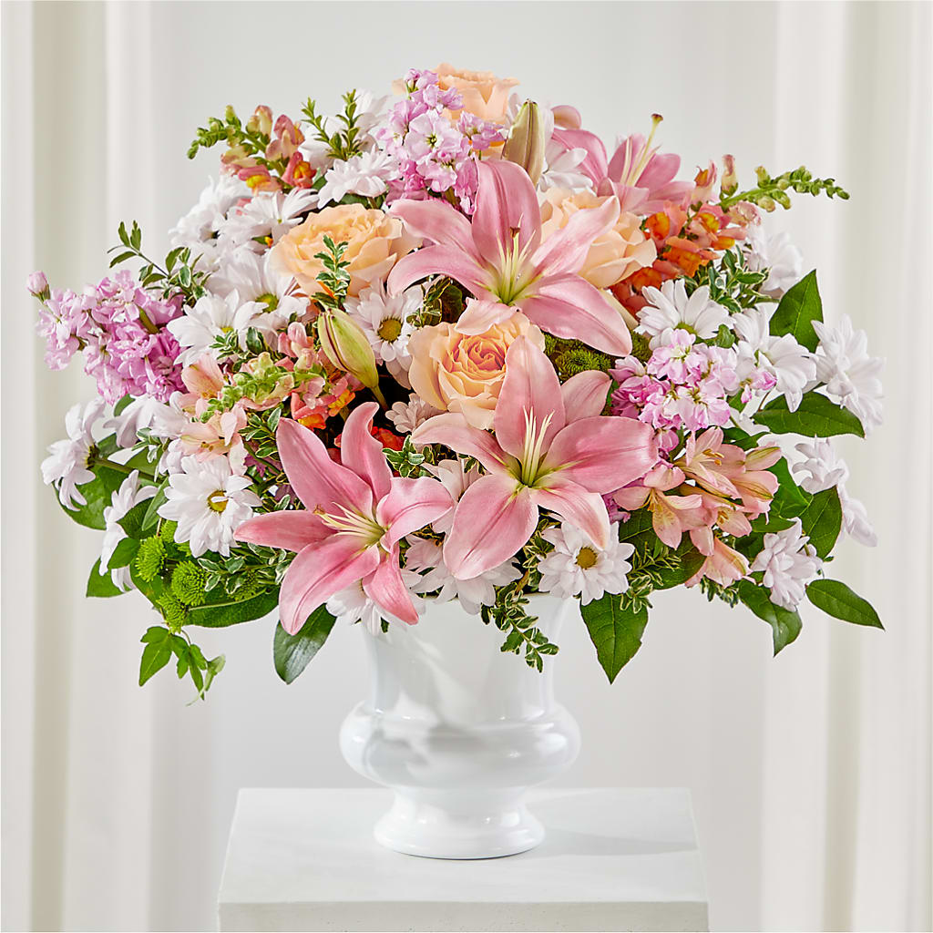 Heartfelt Gesture Urn Arrangement – Marcela Floral Design, Sunrise FL