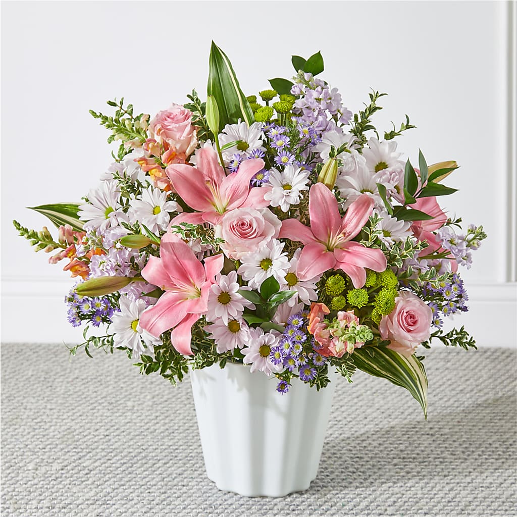 Abundant Compassion Floor Basket – Marcela Floral Design, Sunrise FL