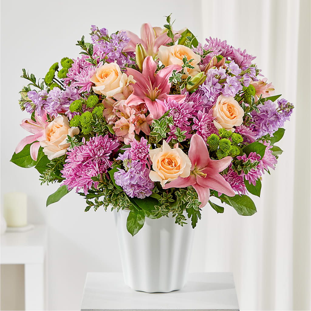 Supportive Embrace Tabletop Basket – Marcela Floral Design, Sunrise FL