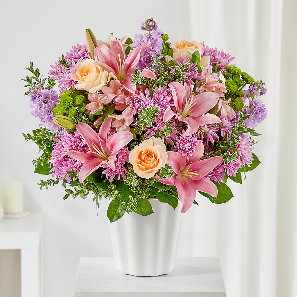 Supportive Embrace Tabletop Basket – Marcela Floral Design, Sunrise FL