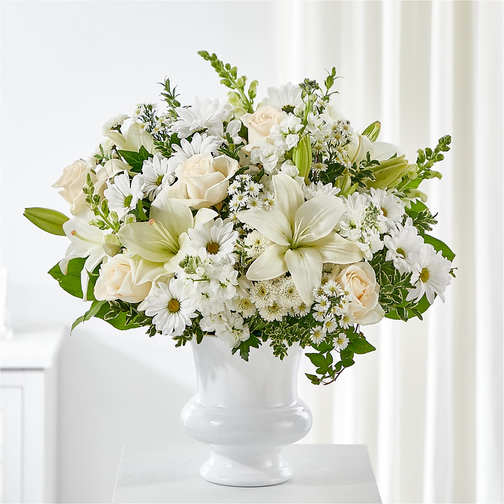 Uplifting Urn Arrangement – Marcela Floral Design, Sunrise FL