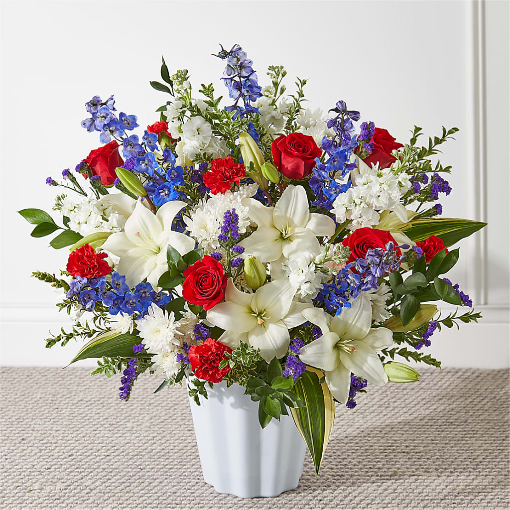 Consoled Floor Basket – Marcela Floral Design, Sunrise FL