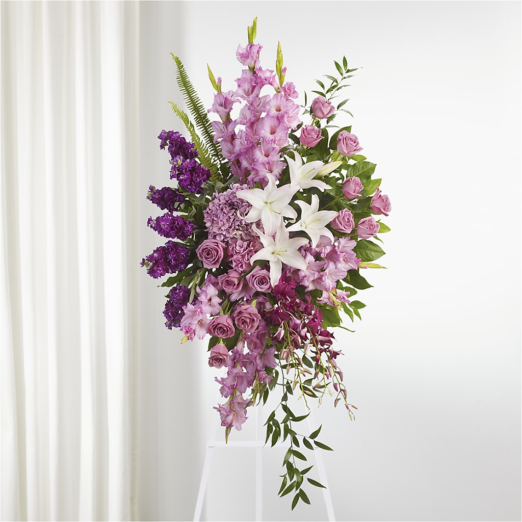 Never Alone Standing Spray – Marcela Floral Design, Sunrise FL