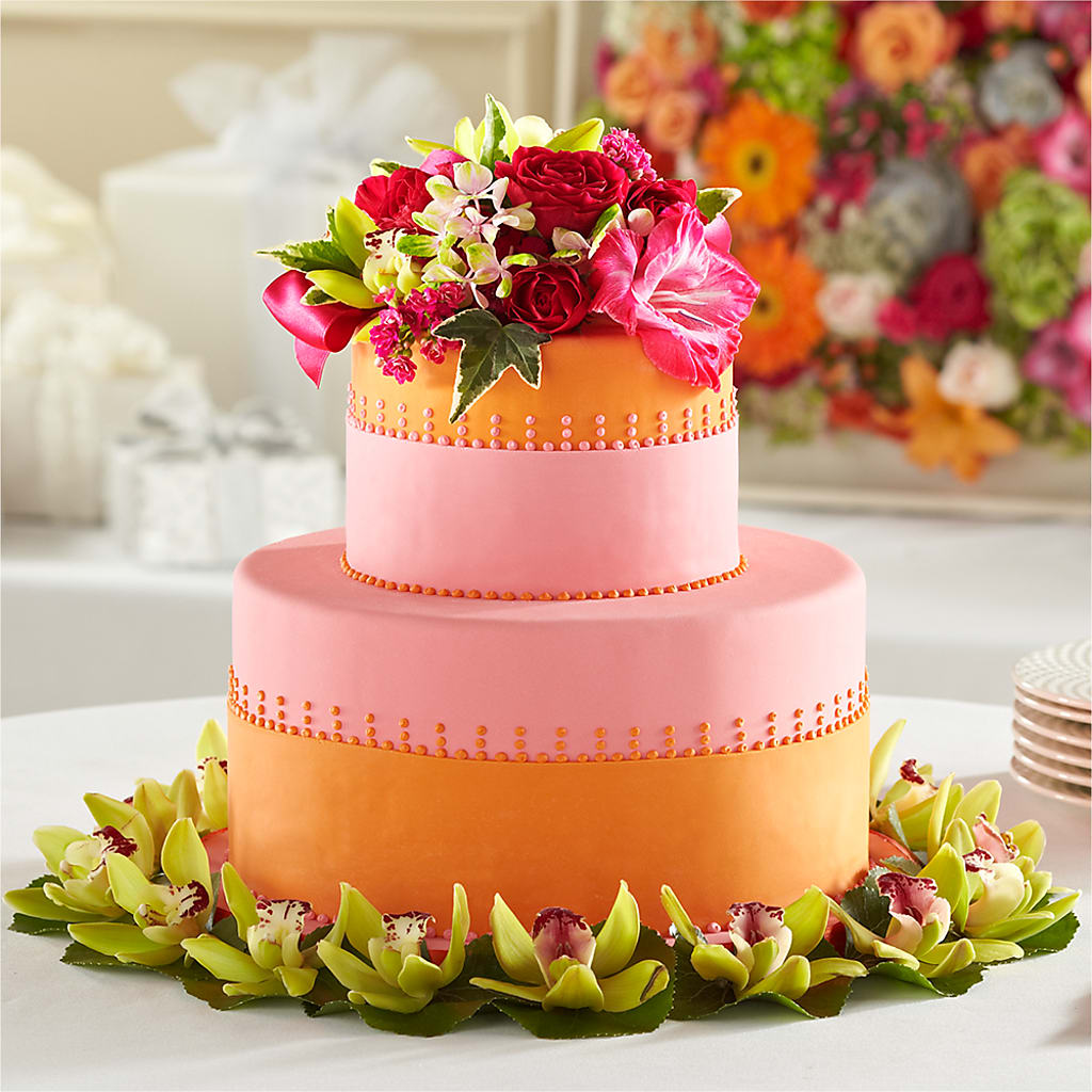 Sweet Citrus Cake Decor – Marcela Floral Design, Sunrise FL