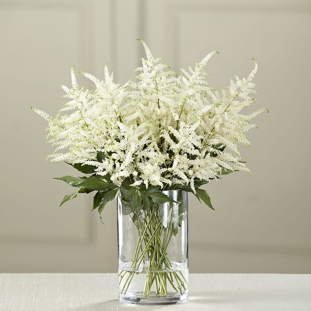 White Astilbe Bouquet – Marcela Floral Design, Sunrise FL