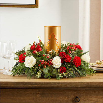 December Dreams Centerpiece –  Marcela Floral Design, Sunrise FL