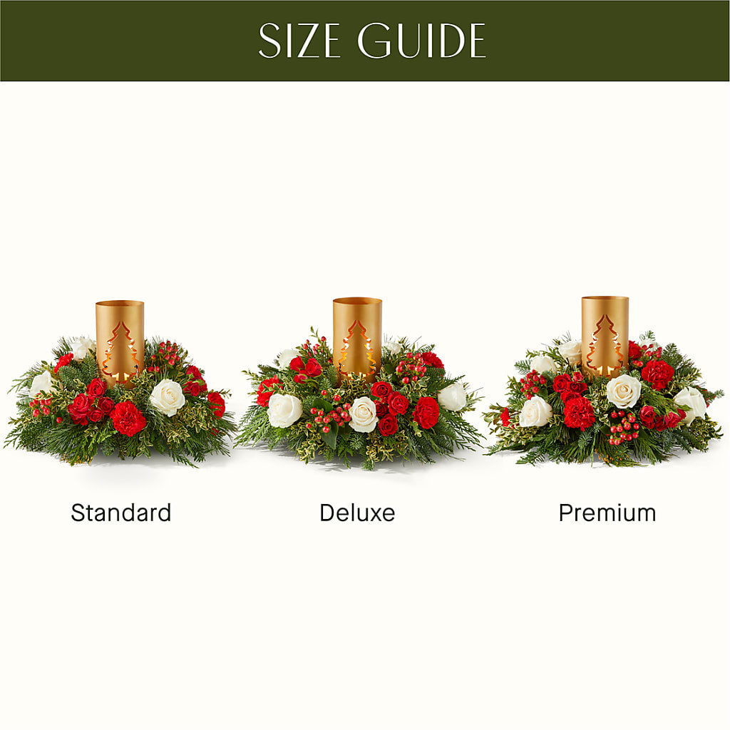 December Dreams Centerpiece –  Marcela Floral Design, Sunrise FL