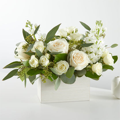 Fresh Linen Box Bouquet –  Marcela Floral Design, Sunrise FL