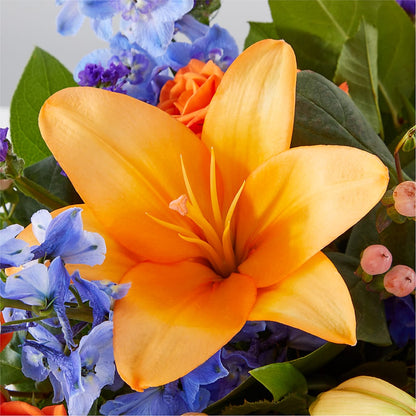 Radiant Citrus Box Bouquet –  Marcela Floral Design, Sunrise FL