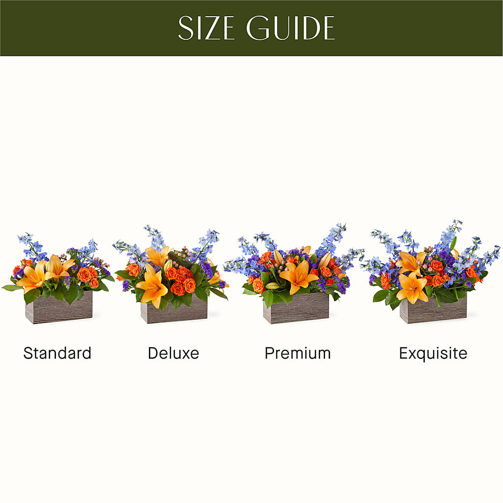 Radiant Citrus Box Bouquet –  Marcela Floral Design, Sunrise FL