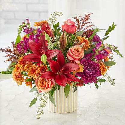 Burgundy Landscape Bouquet –  Marcela Floral Design, Sunrise FL