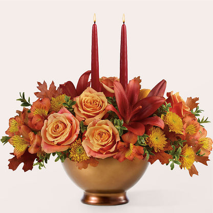 Harvest Table Centerpiece –  Marcela Floral Design, Sunrise FL