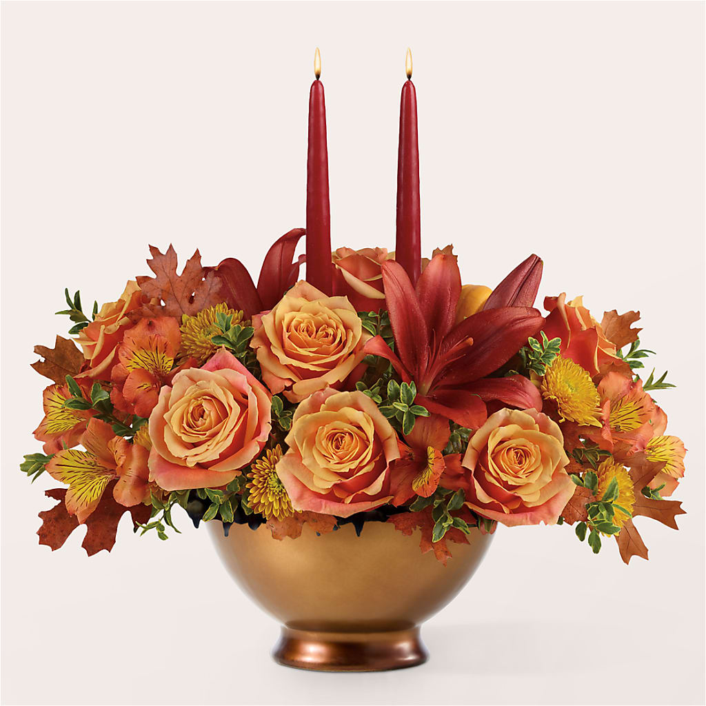 Harvest Table Centerpiece –  Marcela Floral Design, Sunrise FL