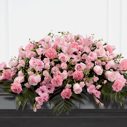 Garden of Comfort Casket Spray (Standard) –  Marcela Floral Design, Sunrise FL