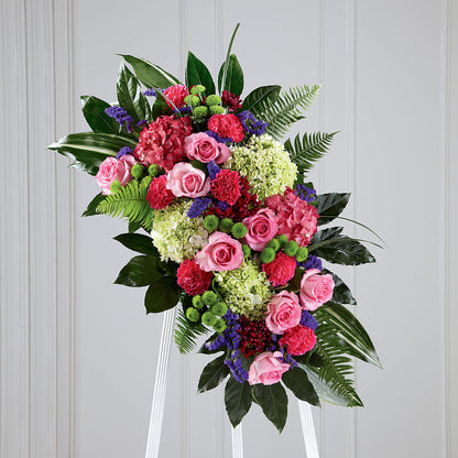 Refreshing Mix Standing Spray –  Marcela Floral Design, Sunrise FL