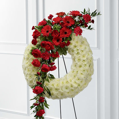 Graceful Tribute Wreath –  Marcela Floral Design, Sunrise FL