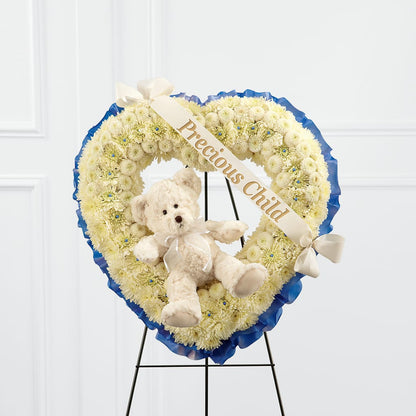 Precious Child Standing Heart –  Marcela Floral Design, Sunrise FL