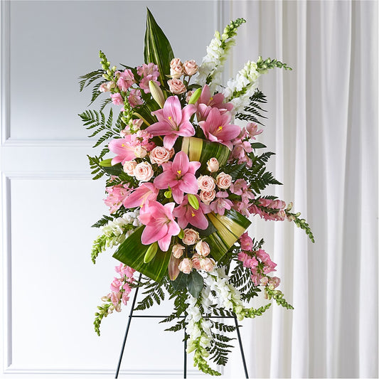 Elegant Embrace Standing Spray –  Marcela Floral Design, Sunrise FL