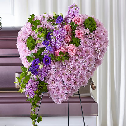 Treasured Love Standing Heart –  Marcela Floral Design, Sunrise FL