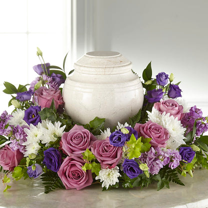 Blooming Sympathy Cremation Adornment –  Marcela Floral Design, Sunrise FL