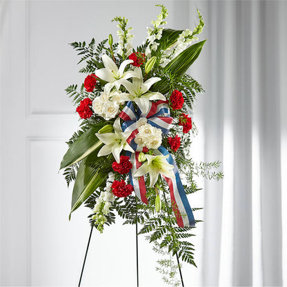Stars of Life Standing Spray –  Marcela Floral Design, Sunrise FL