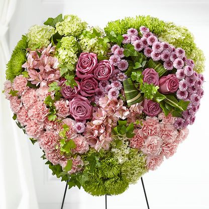 Heartwarming Standing Heart –  Marcela Floral Design, Sunrise FL