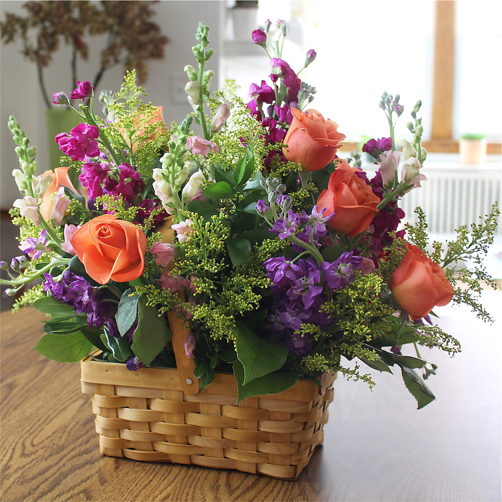 Garden of Life Basket –  Marcela Floral Design, Sunrise FL
