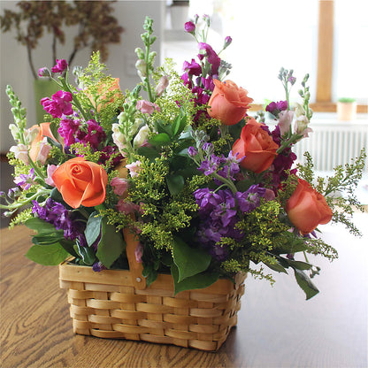 Garden of Life Basket –  Marcela Floral Design, Sunrise FL
