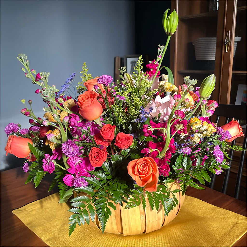 Garden of Life Basket –  Marcela Floral Design, Sunrise FL