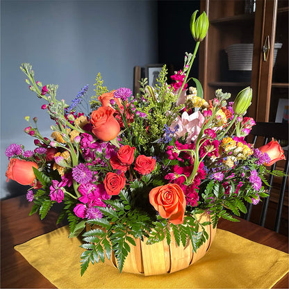 Garden of Life Basket –  Marcela Floral Design, Sunrise FL