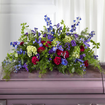 Always Treasured Casket Spray –  Marcela Floral Design, Sunrise FL