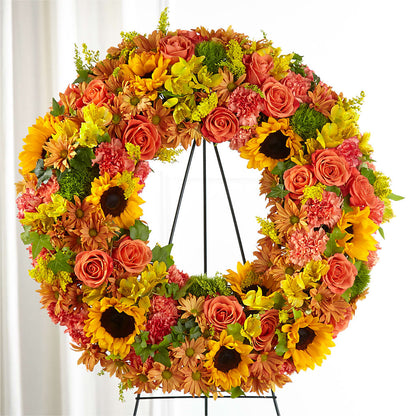 Autumnal Memories Wreath (Standard) –  Marcela Floral Design, Sunrise FL