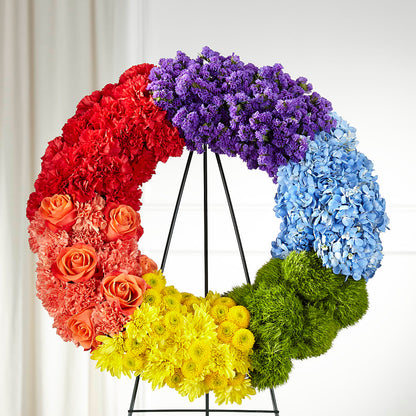 Circle of Love Wreath –  Marcela Floral Design, Sunrise FL